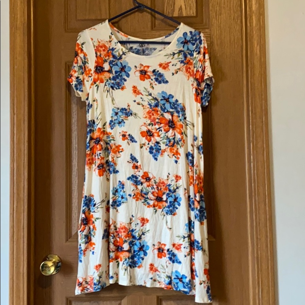 Floral print dress